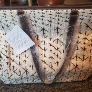 31 Cindy Tote in Moroccan Tile Weave